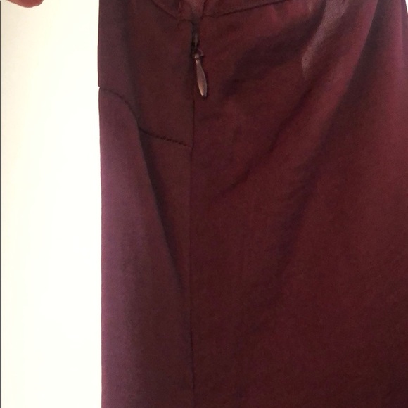 Women's Purple Satin Slip Dress - Picture 4 of 5